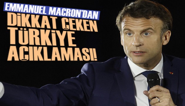 Macron'dan dikkat çeken Türkiye ve Rusya çıkışı!